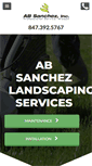 Mobile Screenshot of absanchezlandscapes.com